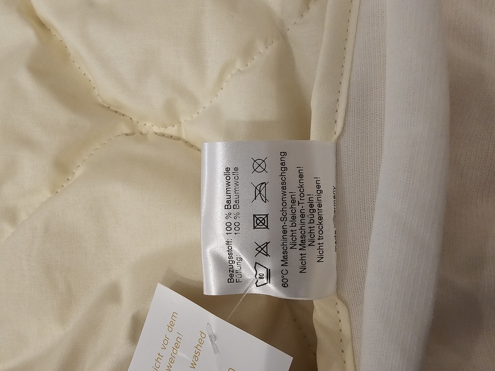 Unterbett - Baumwolle - leicht 80 x 200